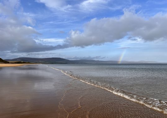 Embo beach rainbow copyright DR Ross